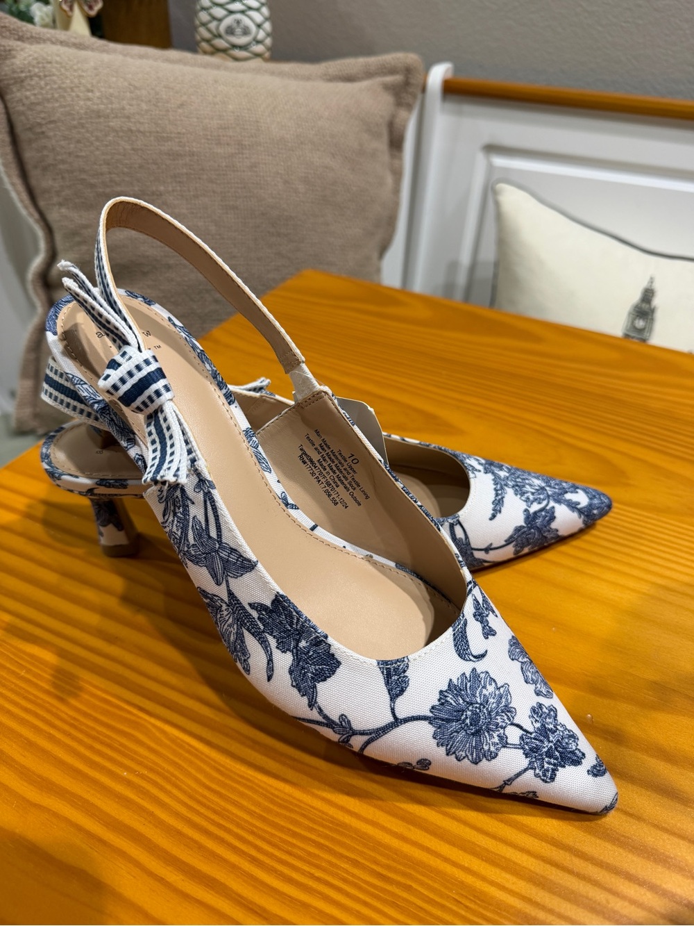 A New Day floral heels